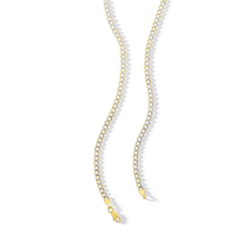 Diamond-cut Curb Chain