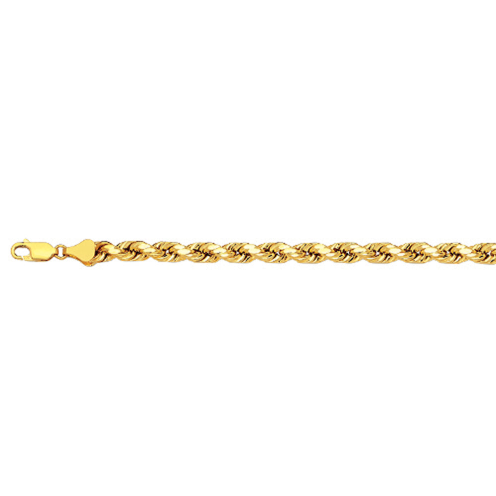 4mm gold rope chain