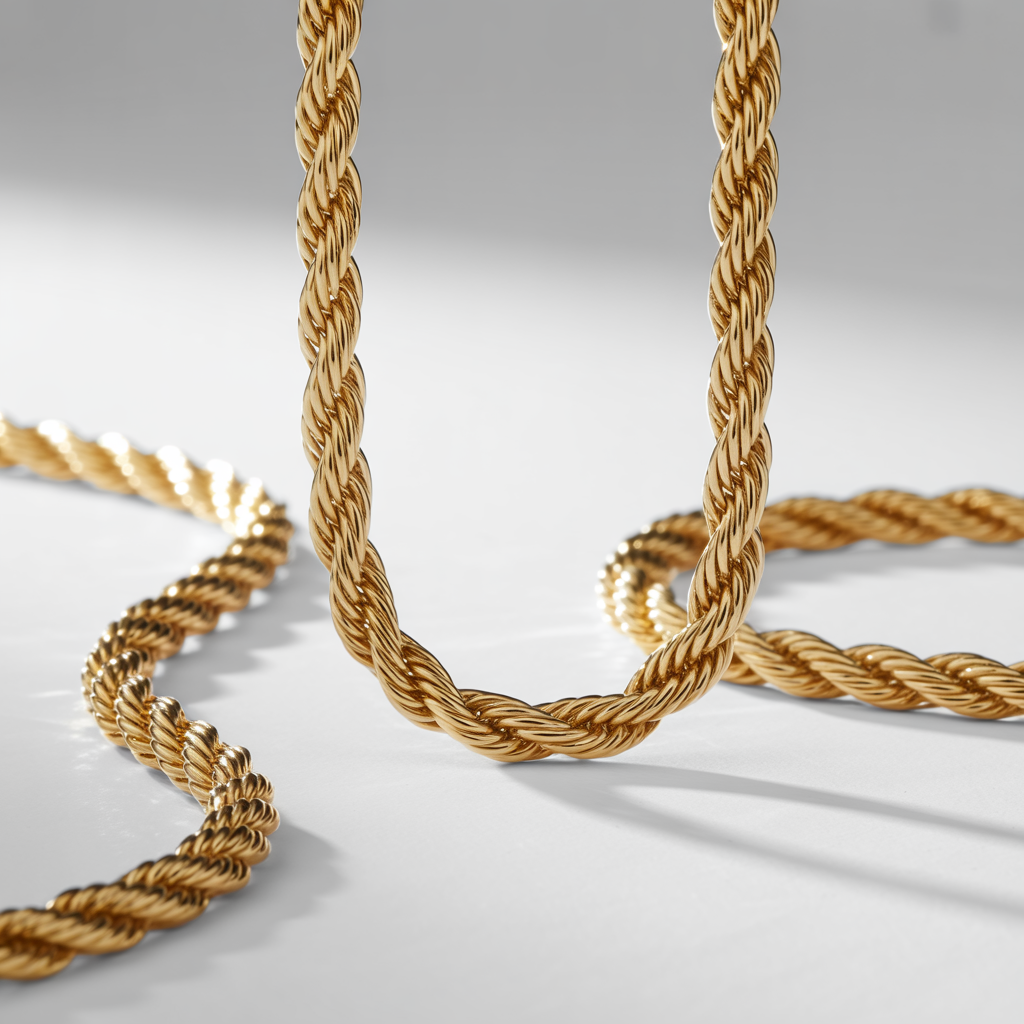 Gold rope chain