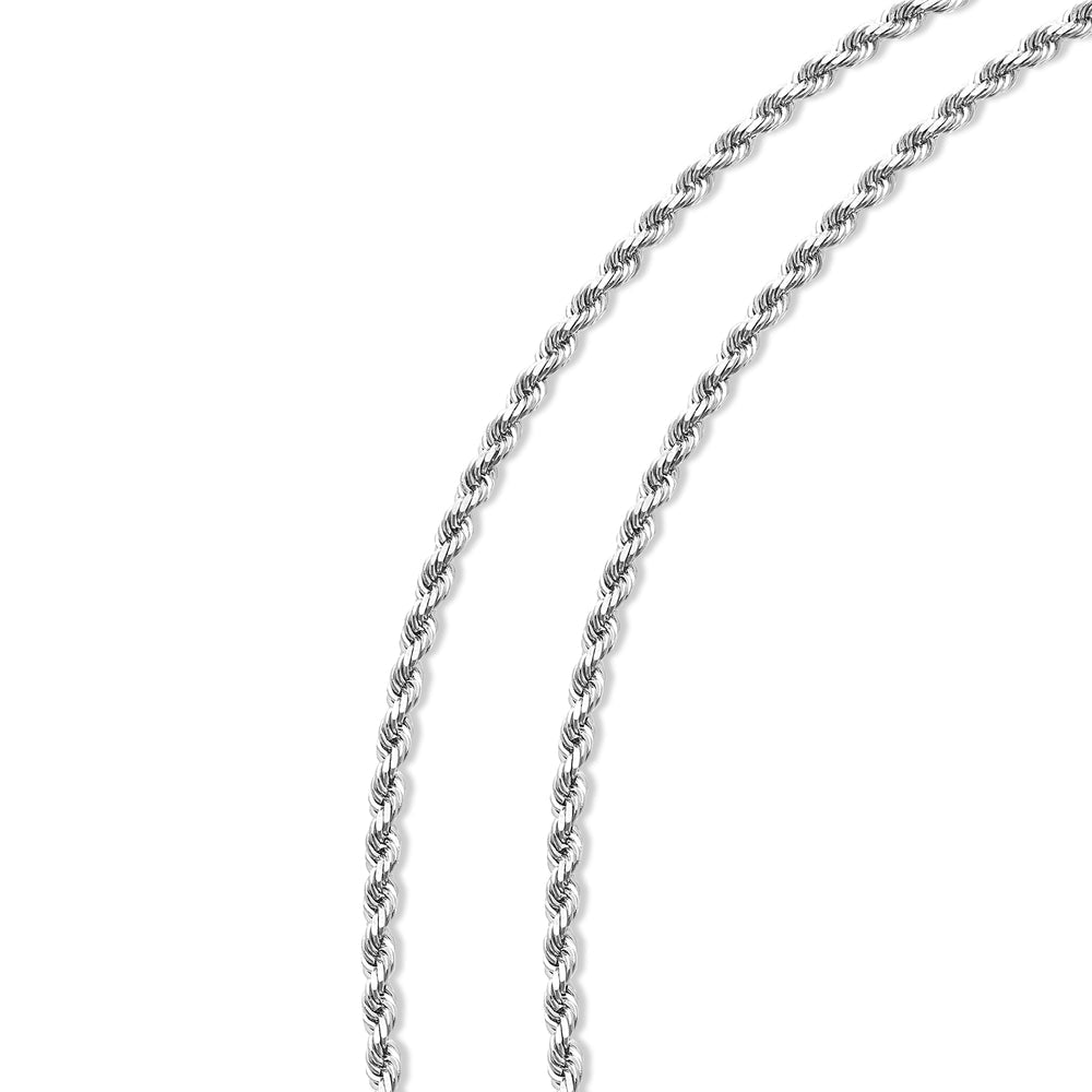 White gold Rope chain
