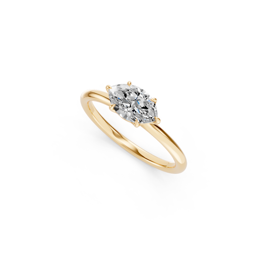 Elegant Marquise Diamond Ring