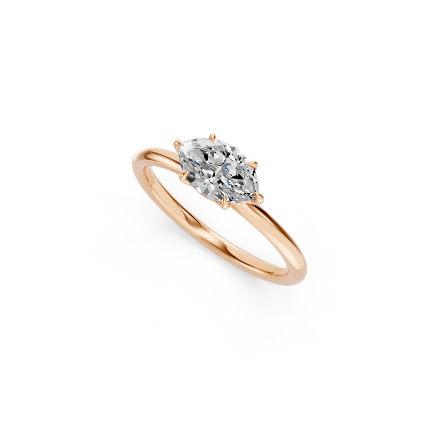 Elegant Marquise Diamond Ring