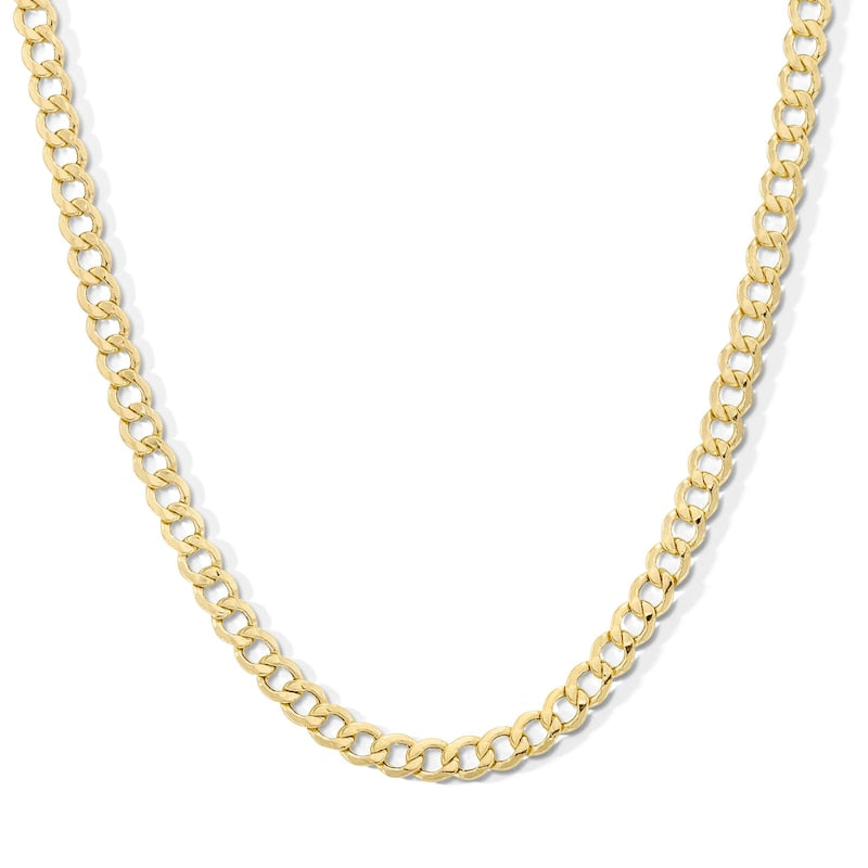 gold Curb link chain