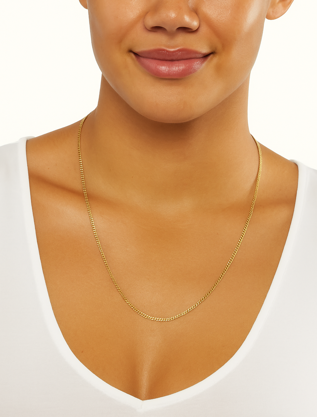 Gold Curb chain