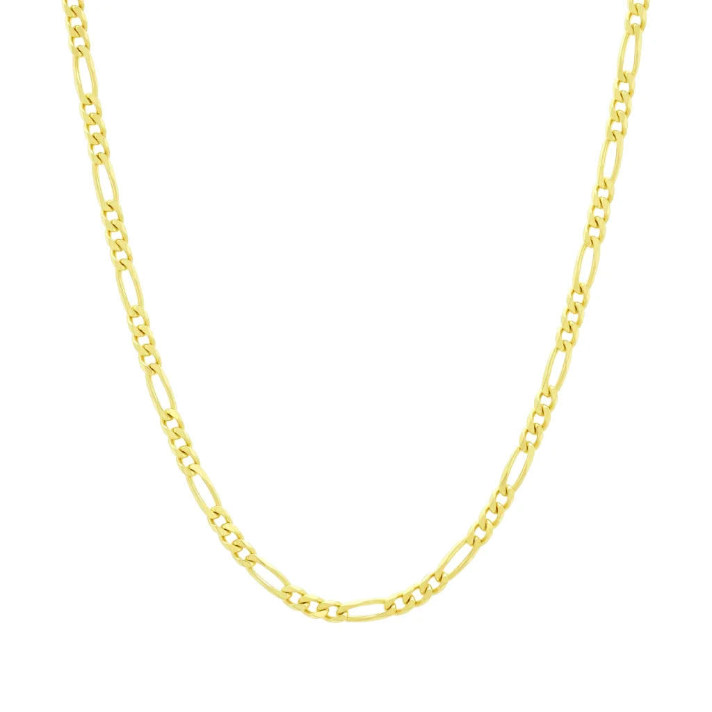 Gold Figaro chain 
