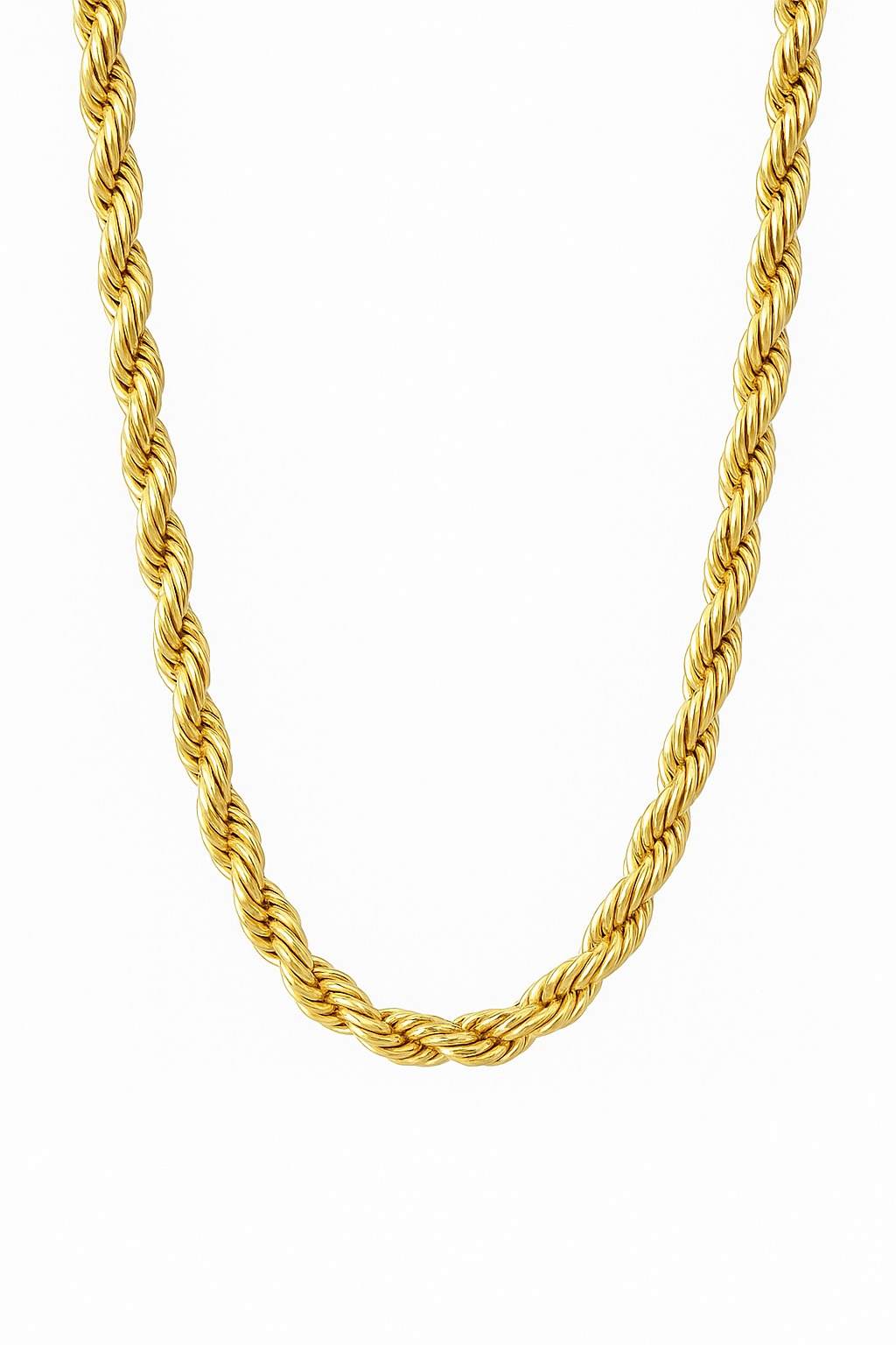 gold 4mm rope chain
