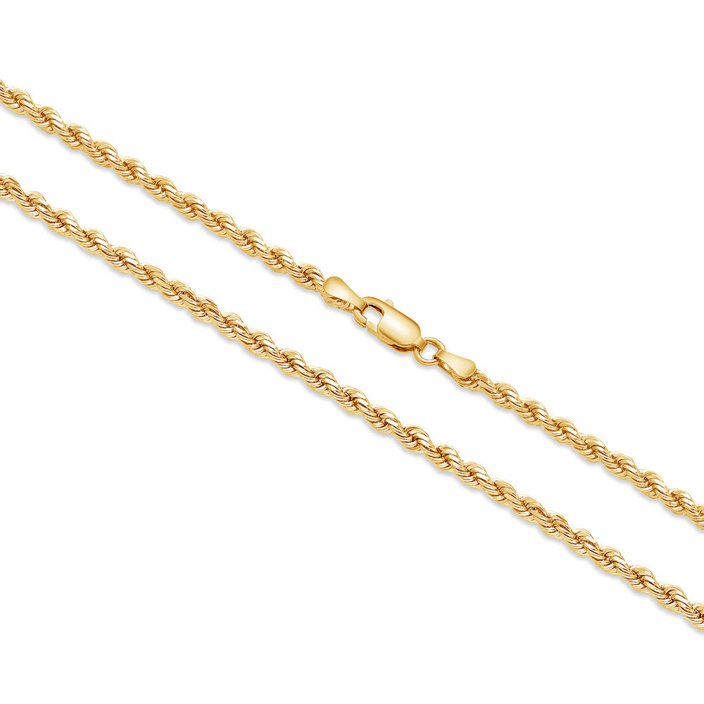 real gold rope chain