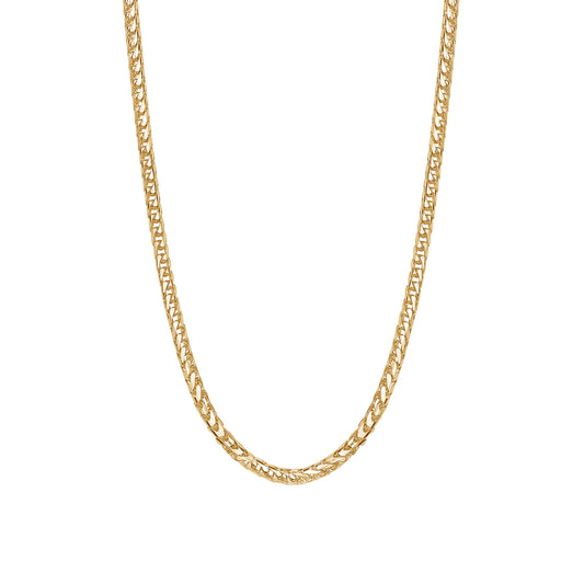10k solid yellow gold franco chain