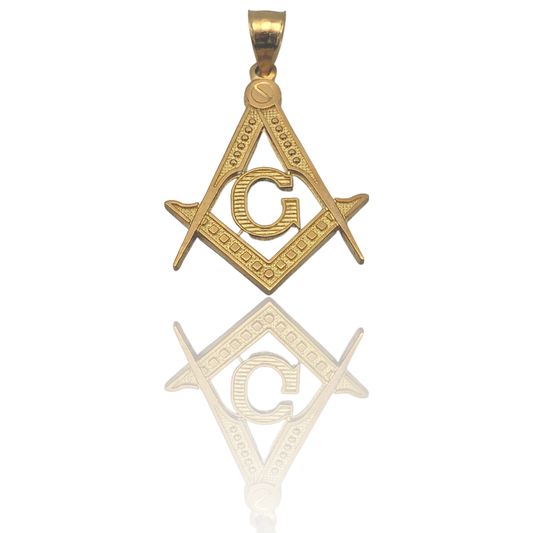 Yellow Gold Freemason Pendant