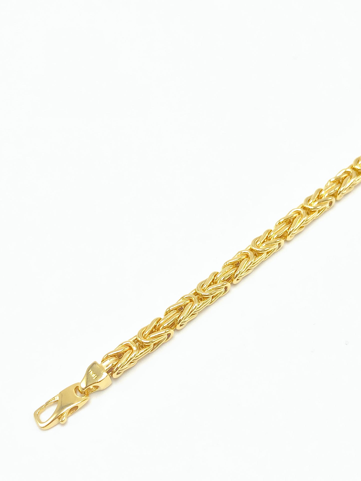 10K Yellow Gold Byzantine Bracelet (5MM)