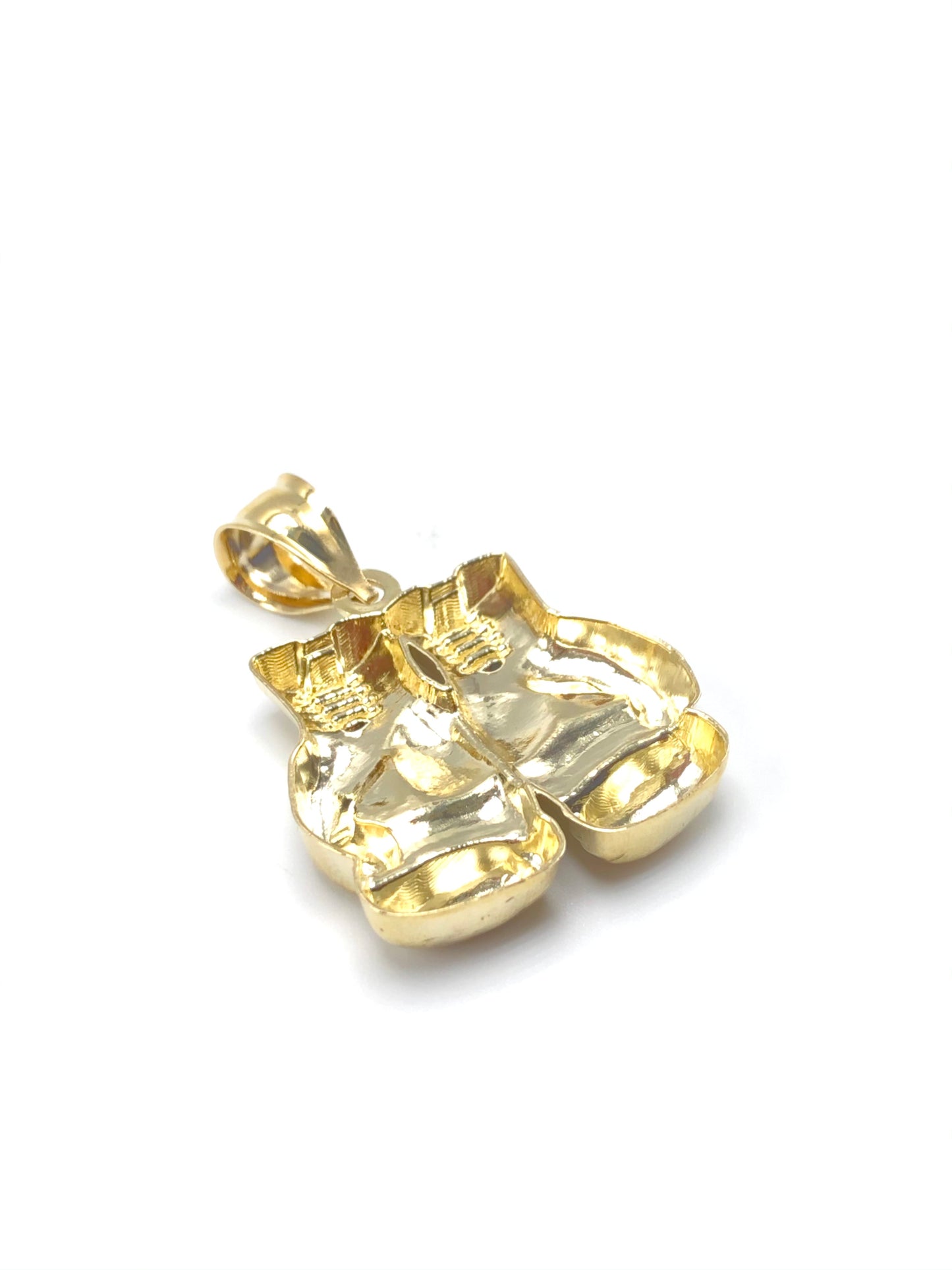 Yellow Gold Boxing Gloves Pendant