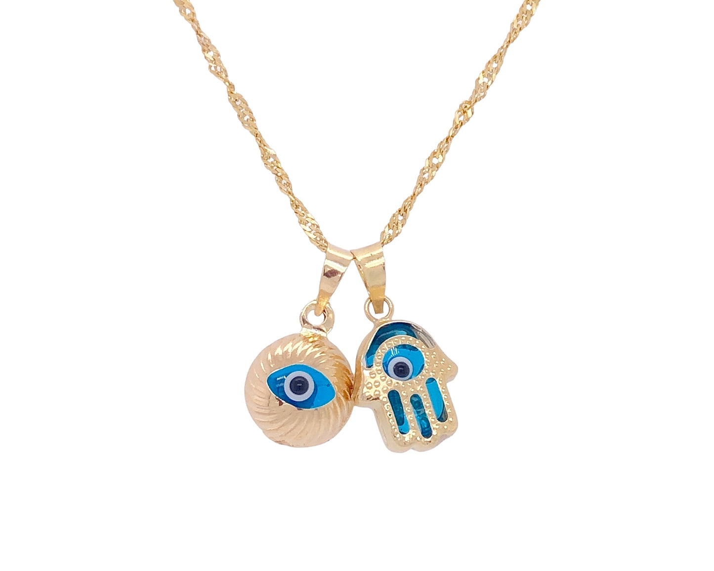 gold evil eye charms - gift ideas 