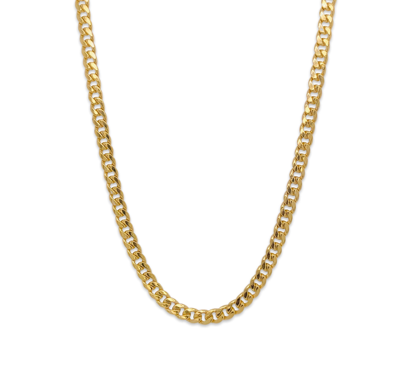 10k yellow gold miami cuban chain -everyday wear 