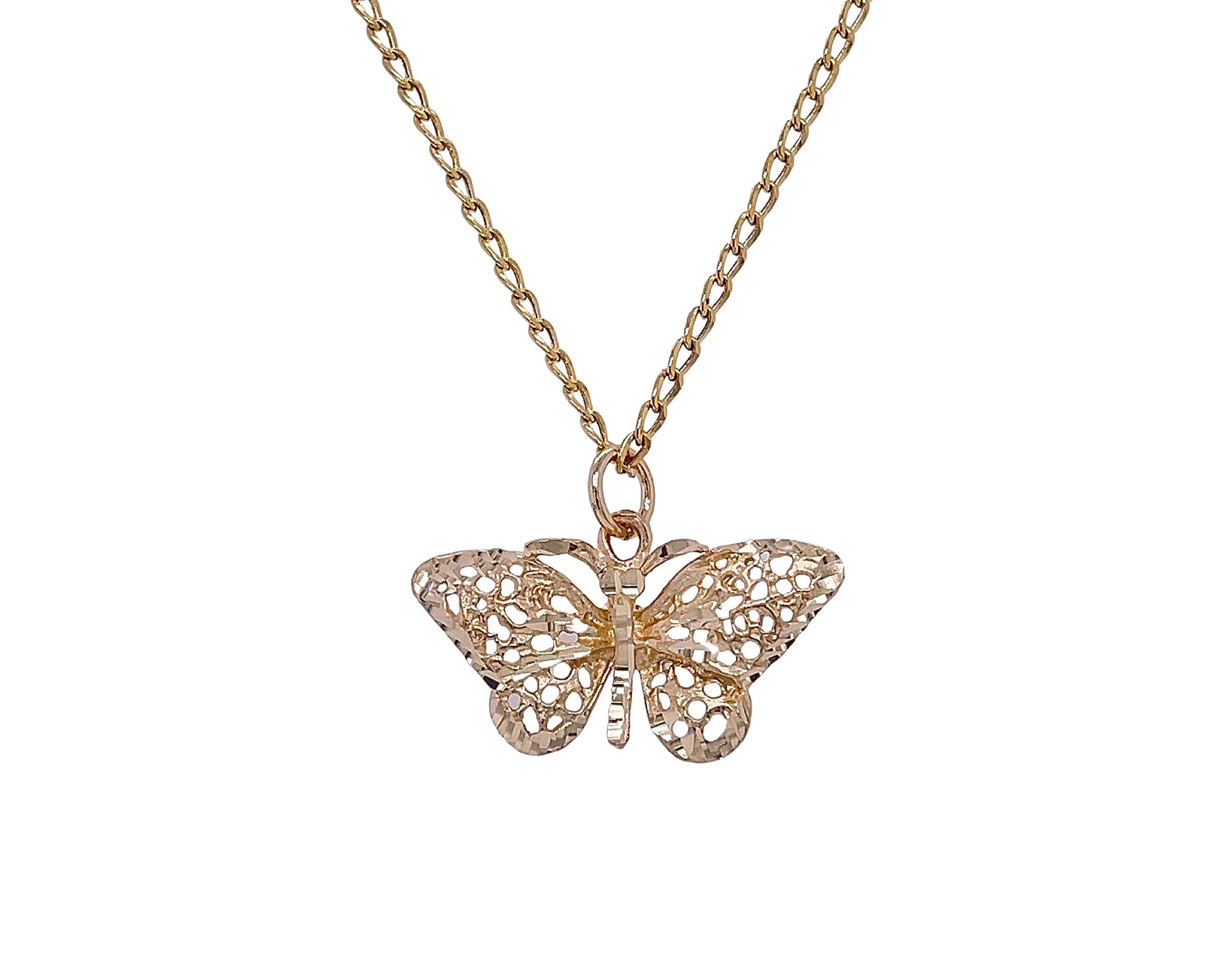 jewelry for women - butterfly pendant - for her 